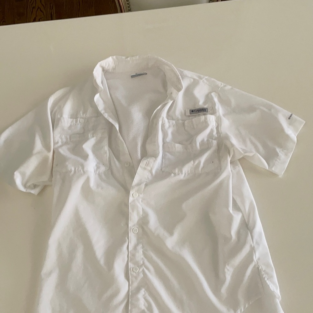 Columbia white shirt